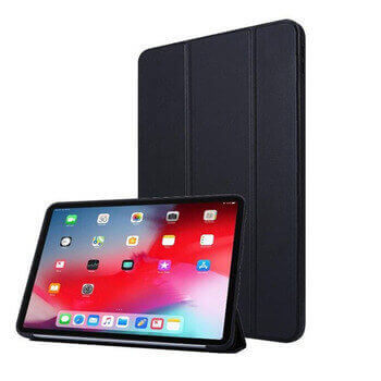 2v1 Smart flip cover + zadní silikonový ochranný obal pro Apple iPad Pro 12,9" 2022 (6.generace) - černý
