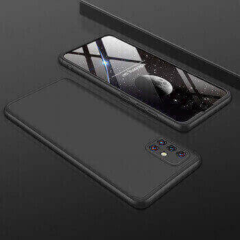 Ochranný 360° celotělový plastový kryt pro Samsung Galaxy A23 4G - černý