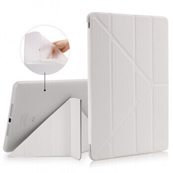2v1 Smart flip cover + zadní silikonový ochranný obal pro Apple iPad 10,9" 2022 (10.generace) - bílý