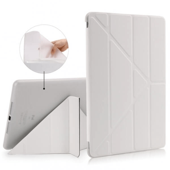 2v1 Smart flip cover + zadní silikonový ochranný obal pro Apple iPad Air 10.5" 2019 (3.generace) - bílý