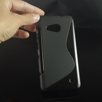 Silikonový ochranný obal S-line pro Nokia Lumia 550 - černý