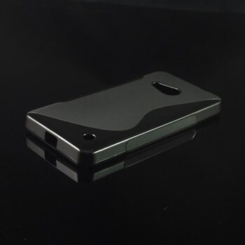Silikonový ochranný obal S-line pro Nokia Lumia 550 - černý