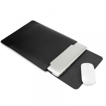 Ochranný kožený obal pro Apple MacBook Pro 14" (2023, M2 Pro, M2 ) - černý