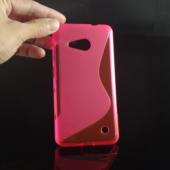 Silikonový ochranný obal S-line pro Nokia Lumia 550 - růžový