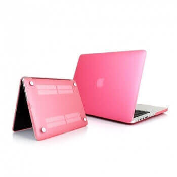 Plastový ochranný obal pro Apple MacBook Pro 16" (2023, M2 Pro, M2 Max) - světle růžový
