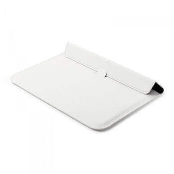 2v1 Pouzdro s magnetem a stojánkem z ekokůže pro Apple MacBook Pro 16" (2023, M2 Pro, M2 Max) - bílé