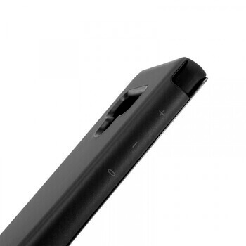 Zrcadlový plastový flip obal pro Samsung Galaxy A54 5G - černý