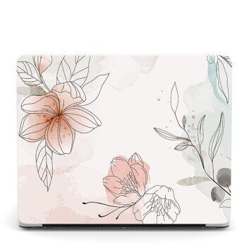 Plastový ochranný obal pro Apple MacBook Air 13,6" (2022, M2) - Flowers