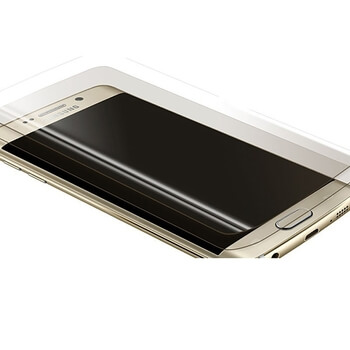 3D ochranné tvrzené sklo pro Samsung Galaxy S6 Edge - průhledné