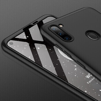Ochranný 360° celotělový plastový kryt pro Samsung Galaxy A14 4G A145R - modrý