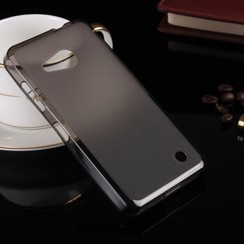 Silikonový mléčný ochranný obal pro Nokia Lumia 550 - černý