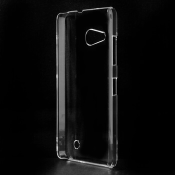 Ultratenký plastový kryt pro Nokia Lumia 550 - průhledný