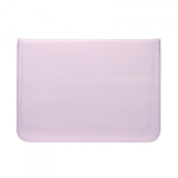 2v1 Pouzdro s magnetem a stojánkem z ekokůže pro Apple MacBook Air 15,3" (2023, M2) - světle růžové