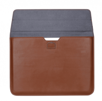 2v1 Pouzdro s magnetem a stojánkem z ekokůže pro Apple MacBook Air 15,3" (2023, M2) - světle modré