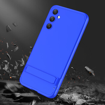 Ochranný 360° celotělový plastový kryt pro Samsung Galaxy A54 5G - modrý
