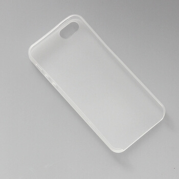 Silikonový obal pro Apple iPhone 5/5S/SE - bílý