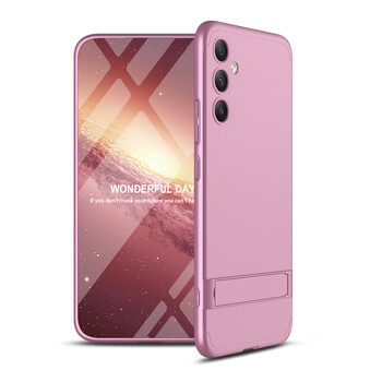Ochranný 360° celotělový plastový kryt pro Xiaomi Redmi Note 12 4G - růžový