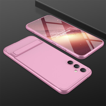 Ochranný 360° celotělový plastový kryt pro Xiaomi Redmi Note 12 4G - růžový