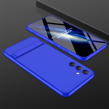 Ochranný 360° celotělový plastový kryt pro Xiaomi Redmi Note 12 4G - modrý