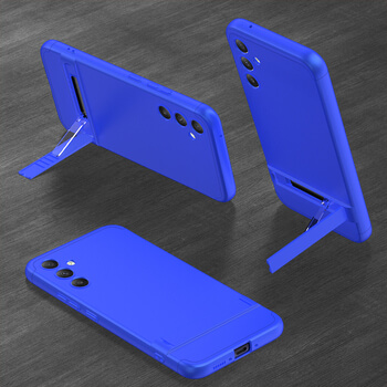 Ochranný 360° celotělový plastový kryt pro Xiaomi Redmi Note 12 4G - modrý