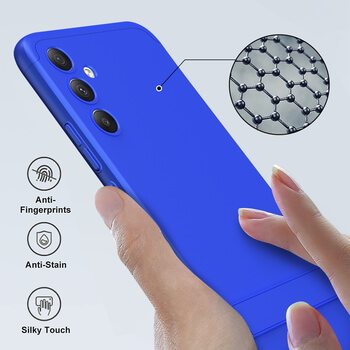 Ochranný 360° celotělový plastový kryt pro Xiaomi Redmi Note 12 4G - modrý