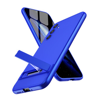 Ochranný 360° celotělový plastový kryt pro Xiaomi Redmi Note 12 4G - modrý