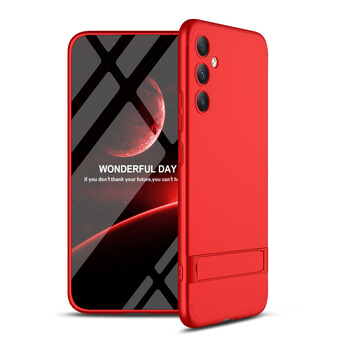 Ochranný 360° celotělový plastový kryt pro Xiaomi Redmi Note 12 4G - červený