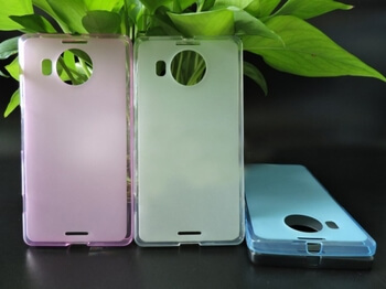 Silikonový mléčný ochranný obal pro Nokia Lumia 950 - růžový