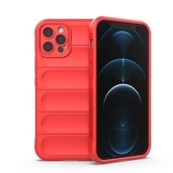 Protiskluzový silikonový ochranný kryt pro Apple iPhone 14 - červený