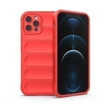 Protiskluzový silikonový ochranný kryt pro Apple iPhone 8 Plus - červený