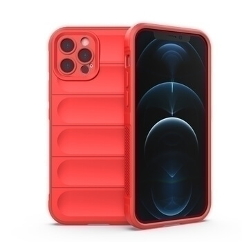 Protiskluzový silikonový ochranný kryt pro Apple iPhone 8 - červený