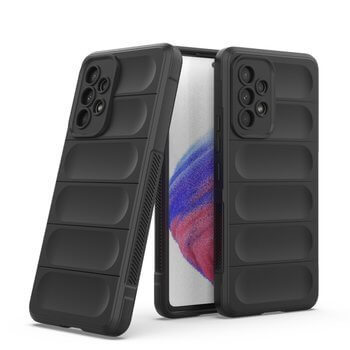 Protiskluzový silikonový ochranný kryt pro Samsung Galaxy S22 Ultra 5G - černý