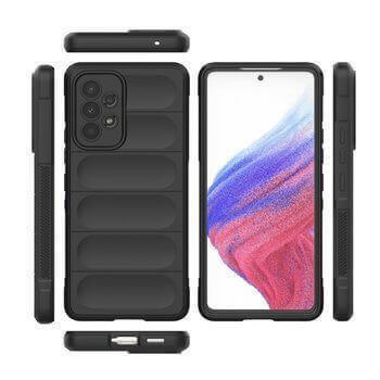 Protiskluzový silikonový ochranný kryt pro Samsung Galaxy S23 Plus 5G - černý