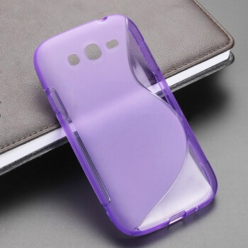 Silikonový ochranný obal S-line pro Samsung Galaxy Grand Neo Plus Duos I9060 - fialový