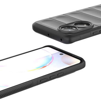 Protiskluzový silikonový ochranný kryt pro Honor 70 - černý