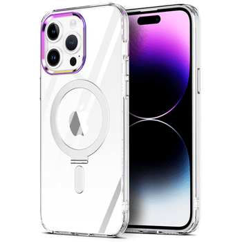 Plastový obal MagSafe se stojánkem pro Apple iPhone 11 Pro Max - bílý