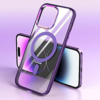 Plastový obal MagSafe se stojánkem pro Apple iPhone 11 Pro Max - bílý