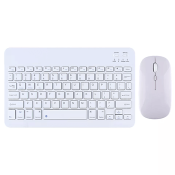 Bezdrátová myš s klávesnicí bílá