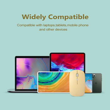 Bezdrátová dobíjecí myš - černá