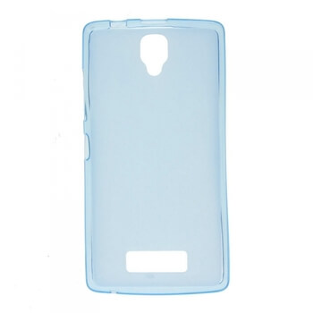 Silikonový mléčný ochranný obal pro Lenovo A2010 Dual SIM - modrý