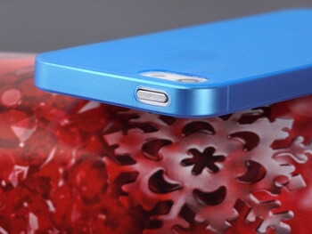 Ultratenký plastový kryt pro Apple iPhone 5/5S/SE - modrý
