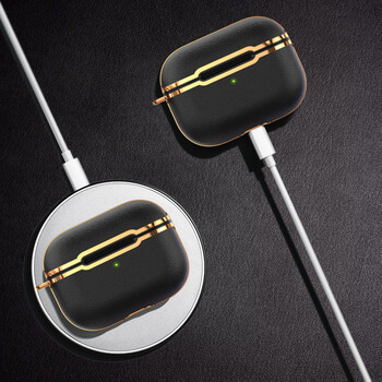 Luxusní ochranné pouzdro pro Apple AirPods 1.generace (2016) - černé