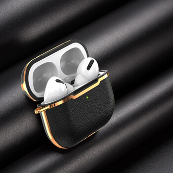 Luxusní ochranné pouzdro pro Apple AirPods Pro (1.generace) - tmavě zelené