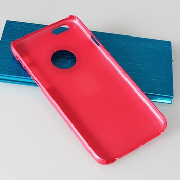 Plastový ochranný obal se třpytky Apple iPhone 6/6S - tmavě růžový