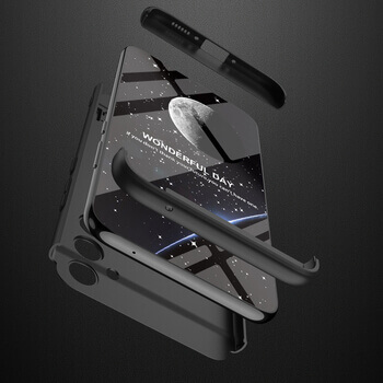 Ochranný 360° celotělový plastový kryt pro Xiaomi Redmi 10C - černý