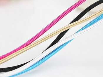 Nylonový USB Lightning kabel pro Apple - stříbrný