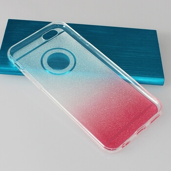Silikonový ochranný obal se třpytkami pro Apple iPhone 6/6S - růžový