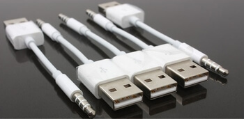 USB kabel pro Apple iPod Shuffle 3rd 4th 5th 6th 3.5mm Jack MC003ZM/A