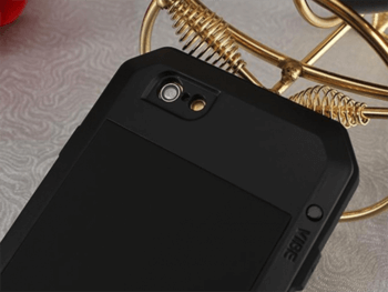 EXTRÉMNĚ odolný hliníkovo-silikonový obal pro Apple iPhone 6/6S - zlatý