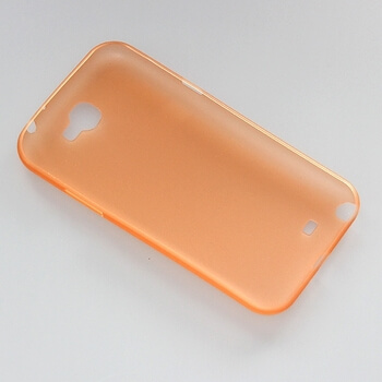 Ultratenký plastový kryt pro Samsung Galaxy Note 2 II - oranžový